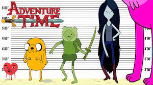Adventure Time Size Comparison | Character Heights - YouTube