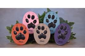Pet memorial services clay paw print. Memorial Paw Prints Pets At Peace Toronto Pet Cremation And Pet Loss Services