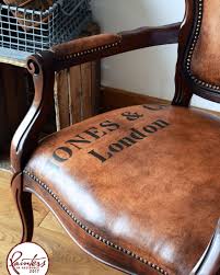 Making Leather The Perfect Chair Painting Fabric Chairs Painting Fabric Furniture Painting Leather