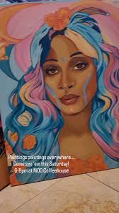 Art opening this week! Getting all the labels and behind the scenes prep  ready to hang the work for Saturday. , Hope to see you @modcoffeehouse for  Galveston's artwalk. 6-9pm Saturday Aug. 26th.