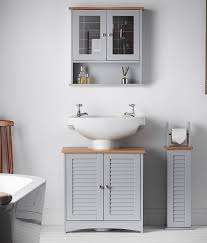 Find a wide selection of bathroom sets at great value at athome.com, and buy them at your local at home store. Atlanta Grey Bathroom 3 Piece Furniture Storage Set