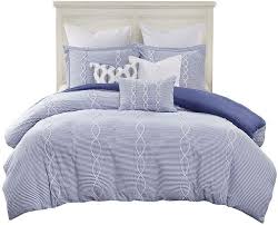 Each vintage bottle is unique and the set comes in an array of. Olliix By Madison Park Signature Coastal Farmhouse Blue Queen Comforter Set Mps10 439 Bob Mills Furniture Tx Ok