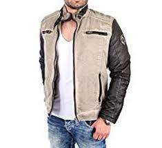 Reslad Lederjacke Herren Two Tone Vintage Kunst Lederjacke Rs 88011 Khaki S Amazon De Bekleidung Muzhskoj Stil Parka Palto Odezhda