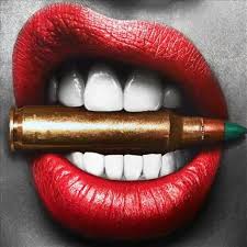 Bite The Bullet Tattoo 432 Likes 4 Comments Art Motive Art Motive On Instagram Bite The Bullet Close Up Details Of Oil Painting By Ar Bullet Tattoo Mouth Tattoo Lips Drawing
