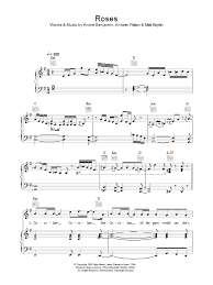 Lyrics for roses song performed by outkast: Roses Sheet Music Outkast Piano Vocal Guitar