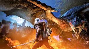 Geralt In Monster Hunter World It Will Happen Soon On Pc Too Video This weapon is part of the collaboration with the witcher iii: geralt in monster hunter world it