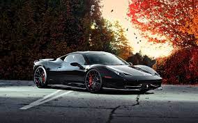Black Ferrari Wallpaper 730 Wallvivu Magazine Auto De Lujo Autos Fondos De Pantalla