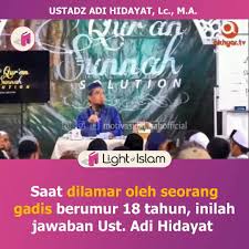 Selain itu ada banyak kejanggalan dari zakat profesi. Light Of Islam Viral Ustadz Adi Hidayat Dilamar Seorang Gadis Facebook