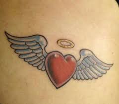 Heart shaped name tattoos | wings tattoo wing tattoo angel wings wings. Angel Wings Heart Tattoo Angel Wings Heart Tattoo Heart With Wings Tattoo Angel Wings Tattoo