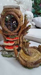 Pin Von Nathalie Gielen Auf Fairy House Diy Feengarten Feen Glaser Feenhaus