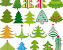 Whimsical Christmas Tree Canvas Paintings