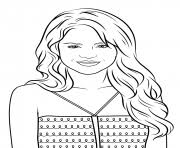Portraits range from close ups to full body . Selena Gomez Celebrity Coloring Pages Printable