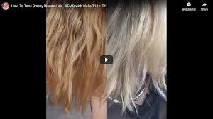 Hotonbeauty (@hotonbeauty) • instagram photos and videos. Wella T18 And T11 Toners Used To Tone Brassy Blonde Hair Wella Toner