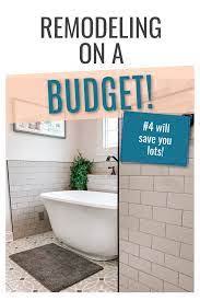 Remodeling On A Budget Bathroom Remodel On A Budget Old Houses Bathroomremodelona In 2021 Diy House Renovations Cheap Bathroom Remodel Bathroom Renovation Cost