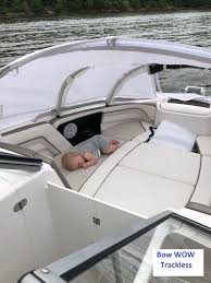 Boat Shade I Bow Wow Trackless I Bow Dodger I The Element Bowrider Boats Boat Canopy Boat Accessories