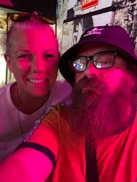 Finally got a selfie with this Benidorm Legend Lucy. Get down to Funky  Flamingo