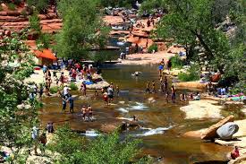 Drive south from flagstaff about 26 miles or north from sedona for about 2 miles on us 89a.grasshopper point will be approximately 2 miles south of encinoso picnic area on the east side of. America S Best Swimming Holes