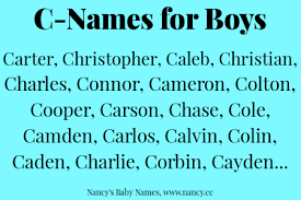 Classic southern belle names for baby girls. C Names For Baby Boys Nancy S Baby Names