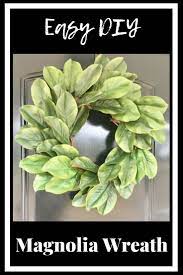 Easy Diy Magnolia Wreath Tutorial Wreath Making On A Budget Diy Magnolia Wreath Magnolia Wreath Tutorial Diy Wedding Wreath