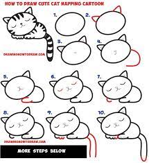 Check spelling or type a new query. How To Draw A Supercute Kawaii Cartoon Cat Kitten Napping Easy Step By Step Drawing Tutorial For Kids How To Draw Step By Step Drawing Tutorials Cat Drawing