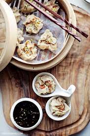 Chinskie Pierozki Dim Sum Z Miesem I Krewetkami Resep Masakan Makanan Makanan Sehat