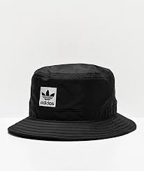 Adidas Originals Night Black Bucket Hat Zumiez In 2020 Black Bucket Hat Black Bucket Adidas Fashion