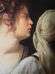 Judith (left) in the book of Judith...