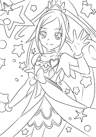 A collection of coloring book pages featuring characters from glitter force doki doki. 100 Precure Coloring Ideas In 2021 Coloring Pages Magical Girl Pretty Cure