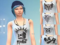 There are hundreds of mods that make sims 4 a better game. The Sims Resource Chloe Price 5pc Shirt Life Is Strange
