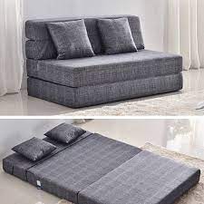 This convertible foam mattress offers both style and comfort, quickly folding from a thick, supportive floor mattress to a contemporary sofa. Pin On Furniture