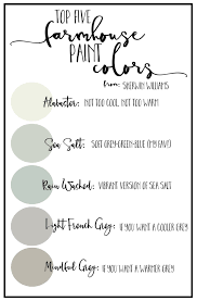 farmhouse paint colors