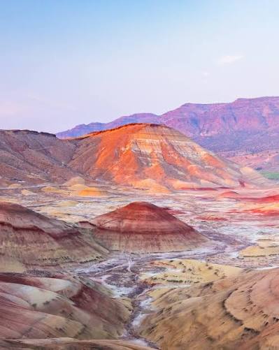 Just about 2 hours northeast of Bend are the unique landscapes of Oregon's Painted  Hills. This strange geological area is definitely worth checking out if you  find yourself in the area!