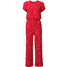 P A R O S H Butterfly Print Jumpsuit 14 940 Hnl Liked On Polyvore Featuring Jumpsuits Jumpsuit Red Red Jumpsuit Short Sle Printed Jumpsuit Jumpsuit Red Jumpsuit