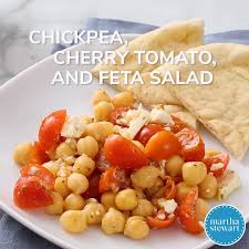 Chickpea Cherry Tomato And Feta Salad Recipe Video Recipe Video Feta Salad Cherry Tomato Recipes Cherry Tomato Salad