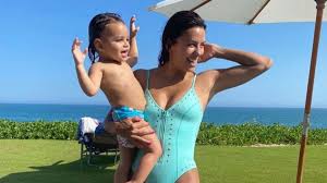 She was nominated by president donald trump (r) on september 29, 2020, to fill the vacancy opened by the death of ruth bader ginsburg. Where To Buy Eva Longoria S Blue One Piece Swimsuit From Gigi C Bikinis