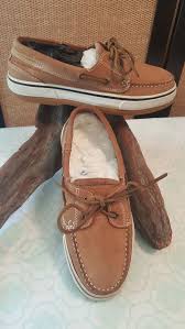 Bass Cayman Pre Owned Boat Shoes Mens Size 8m Light Brown Leather Upper Fashion Clothing Shoes Accessories Mensshoes Boat Shoes Mens Flex Shoes Boat Shoes