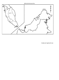 Peta juga digunakan untuk mengetahui letak suatu daerah atau wilayah. Peta Malaysia Dan Peta Dunia Kosong