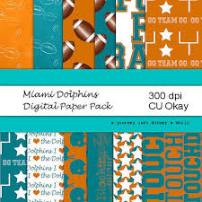 The miami dolphins logo colors with hex & rgb codes has 4 colors which are viridian green (#008e98), dark cerulean (#005679), white (#ffffff) and university of tennessee orange (#f78200). Miami Dolphins Digital Paper Football Digital Paper Pack For Party Invitations Dolpins Fans Instant Do Digital Scrapbook Paper Digital Paper Digital Paper Pack