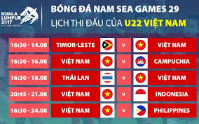 (techz.vn) cập nhật lịch thi đấu đt việt nam, kết quả bóng đá, bảng xếp hạng vòng loại world cup 2022 khu vực châu á bảng g mới nhất. Lá»‹ch Thi Ä'áº¥u Bong Ä'a Nam Sea Games 29 U22 Viá»‡t Nam Dá»… Thá»Ÿ Vov Vn