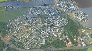 Take part in the revolutionary city builder game that gives you the freedom to create whatever you want!. 80k Small City On Isles Citiesskylines City City Skyline City Skylines Game