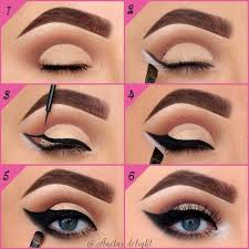 Limpia y seca tus ojos para que el maquillaje se vea bien y dure mucho tiempo, debes aplicarlo sobre un de acuerdo con la forma de tus ojos, existen distintos trucos para delinearlos correctamente: Delineado Ala De Angel Paso A Makeup Oddities By Lunah Facebook