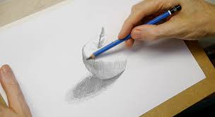 Drawing near the sea create a self portrait on the beach finishing touches complete a pencil drawing of your picture drawing lesson have your photo drawn by pencil. How To Shade A Drawing Light Shadow Part 2 Of 3 Will Kemp Art School