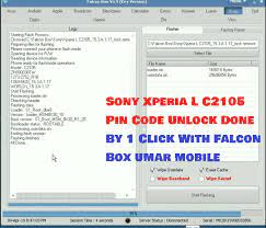 Press the 'unlock' button which is below the unlock code box on the screen. Sony Xperia L C2105 Pin Code Unlock Done By 1 Click With Falcon Box Gsm Forum