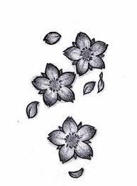 Black And White Cherry Blossom Thigh Tattoo Image Result For Black And White Cherry Blossom Tattoo Designs Fleur De Cerisier Dessin Fusain Fleurs