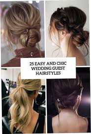 Find your perfect wedding hairstyle no matter what type of your hair. Easy Hairstyles For A Wedding Guest Wedding Guest Hairstyles Guest Hair Easy Wedding Guest Hairstyles
