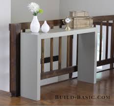 Minimalist Diy Console Table Of Wood Shelterness Diy Sofa Table Diy Console Table Modern Console Tables