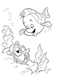 The Little Mermaid To Color For Children The Little Mermaid Kids Coloring Pages