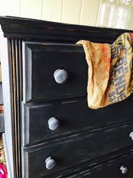 How do you paint a dresser? How To Antique Black Paint Furniture Let S Paint Furniture