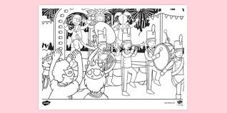 Discover all our printable coloring pages for adults, to print or download for free ! Free Carnival Colouring Page Pdf Colouring Sheets
