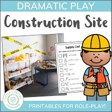 Preschool graduation art display my preschool classroom | download. Construction Site Dramatic Play Set Little Lifelong Learners